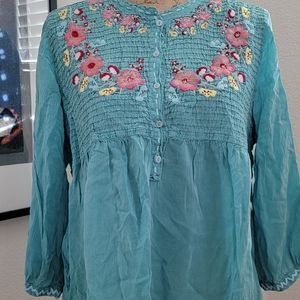Johnny Was Blouse in Good Used Condition